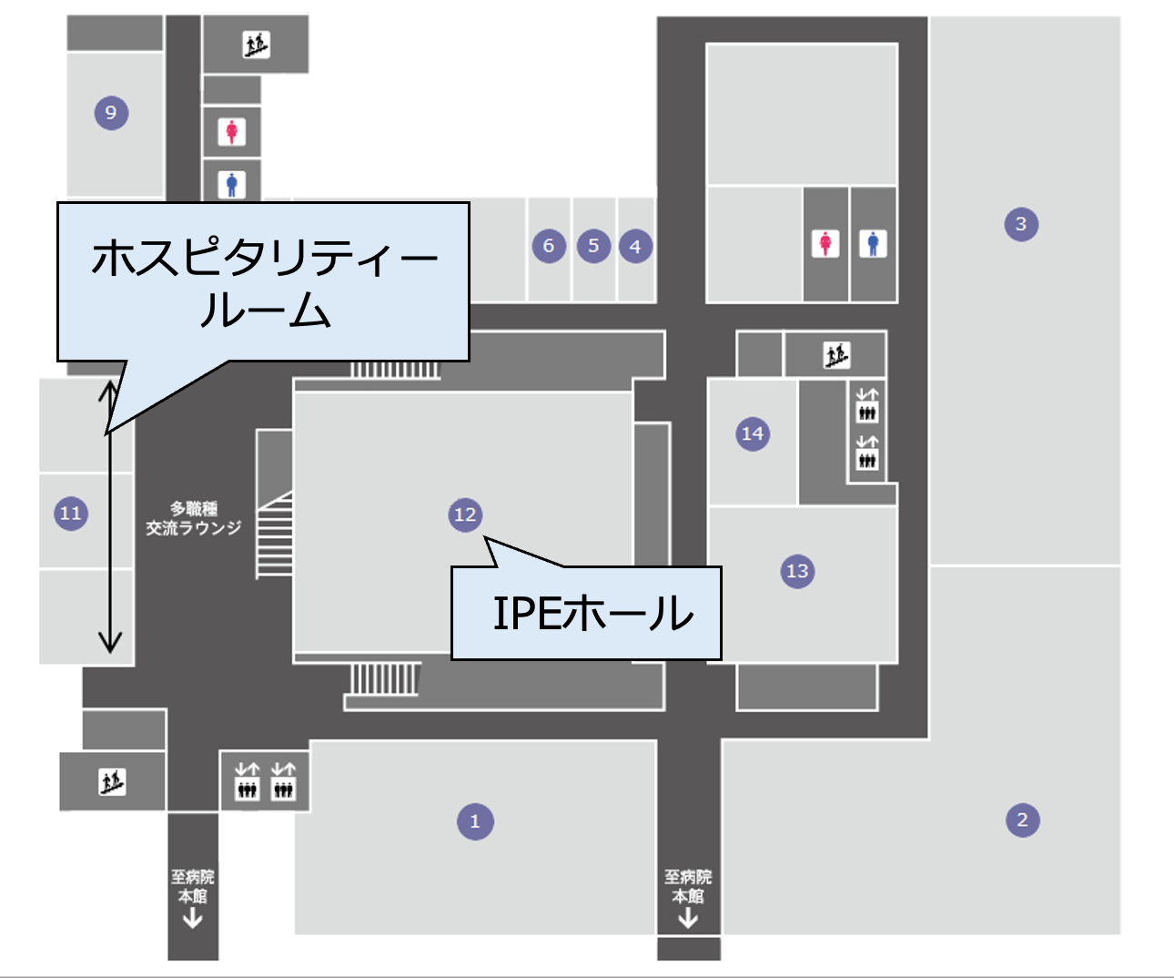 3Fフロアマップ