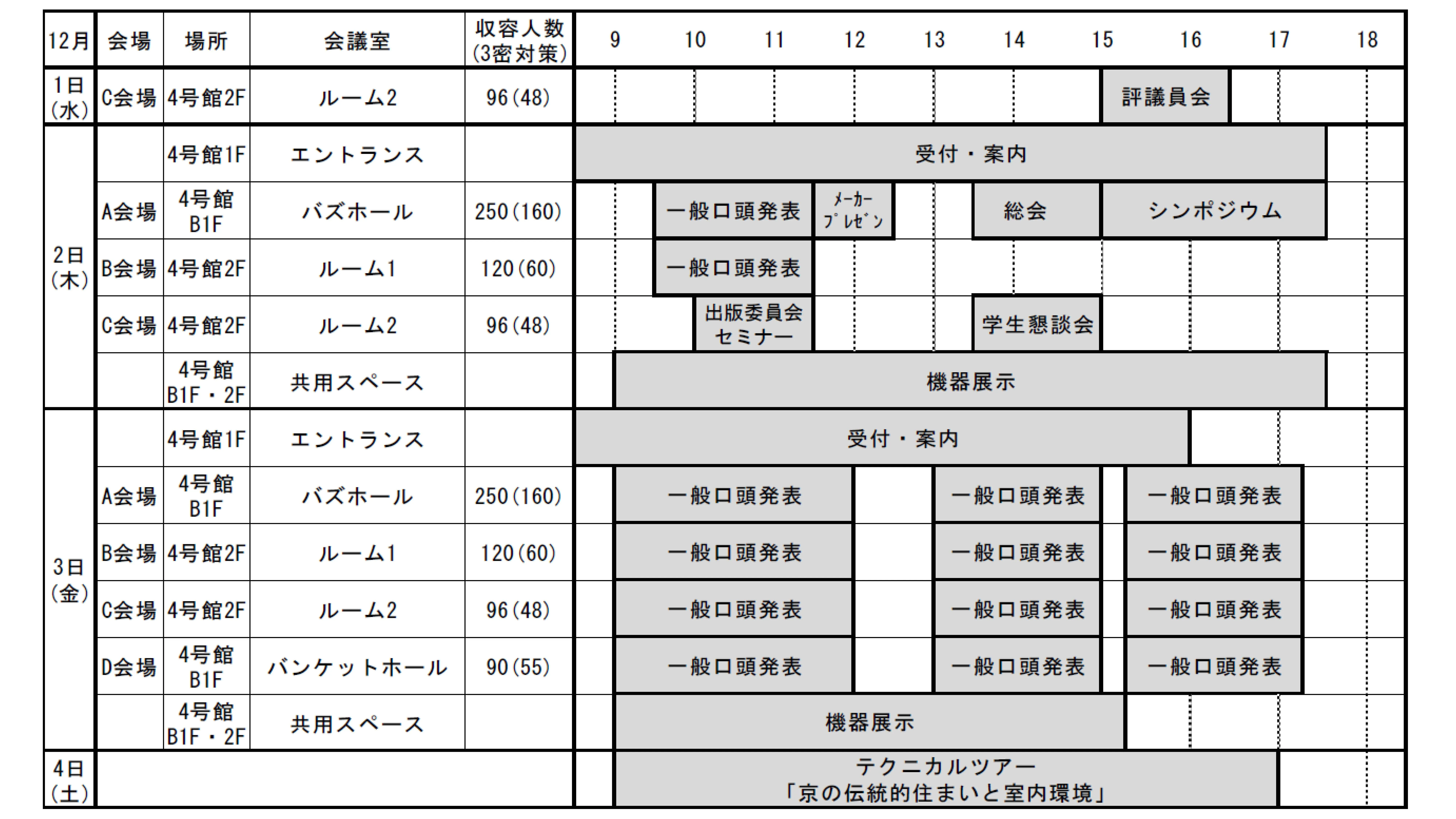 timetable